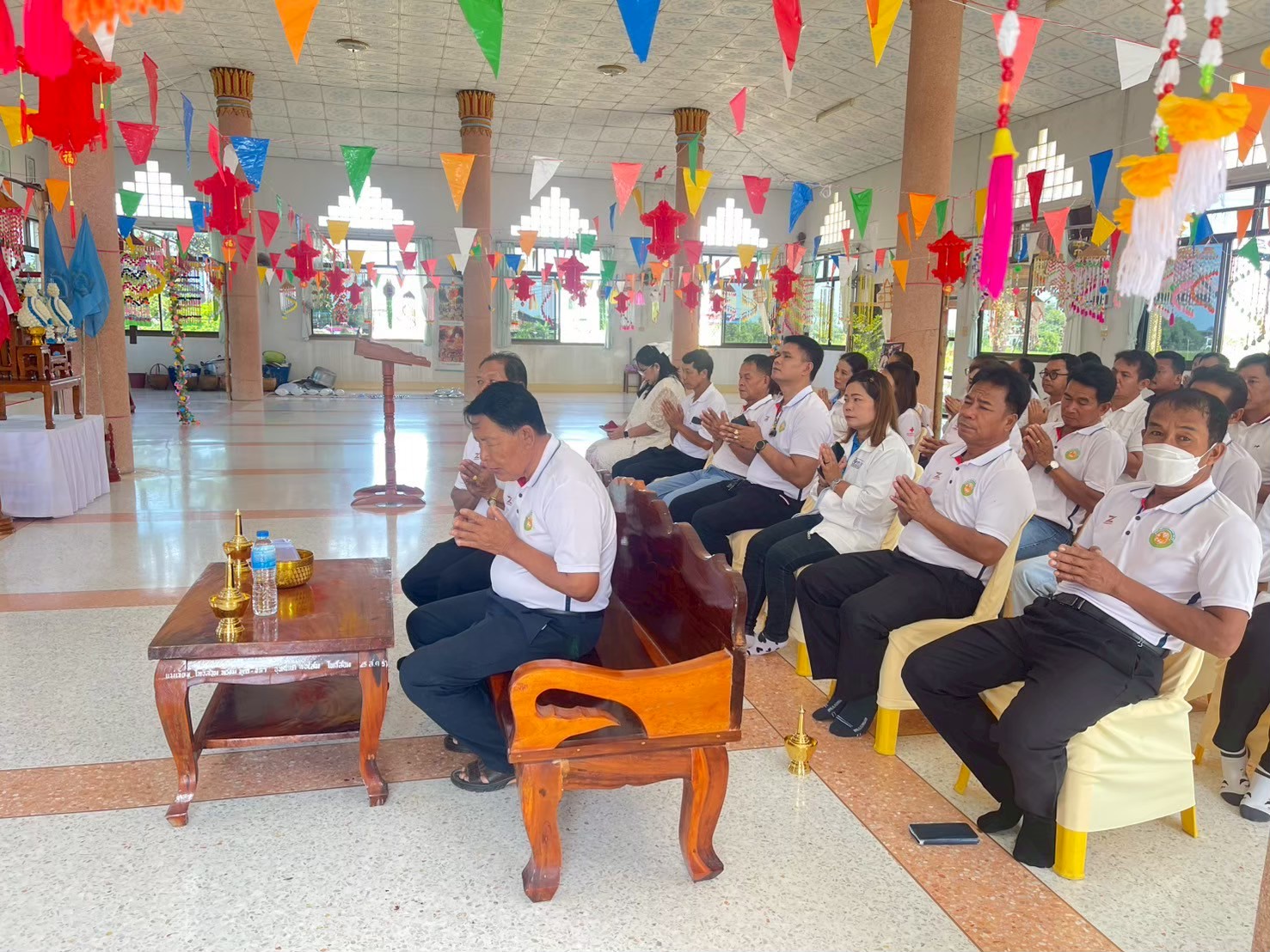 โครงการวัด ประชา รัฐ สร้างสุข ทั่วประเทศ ร่วมกิจกรรม รวมพลังสร้างสัปปายะสู่วัดด้วยวิถี 5ส (Big Cleaning Day)